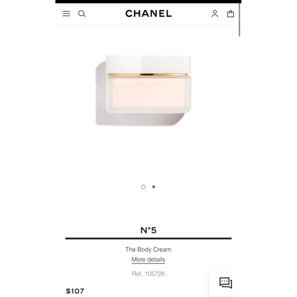 New in Box Chanel N°5 The Body Cream White/Gold 5 oz - Picture 1 of 4